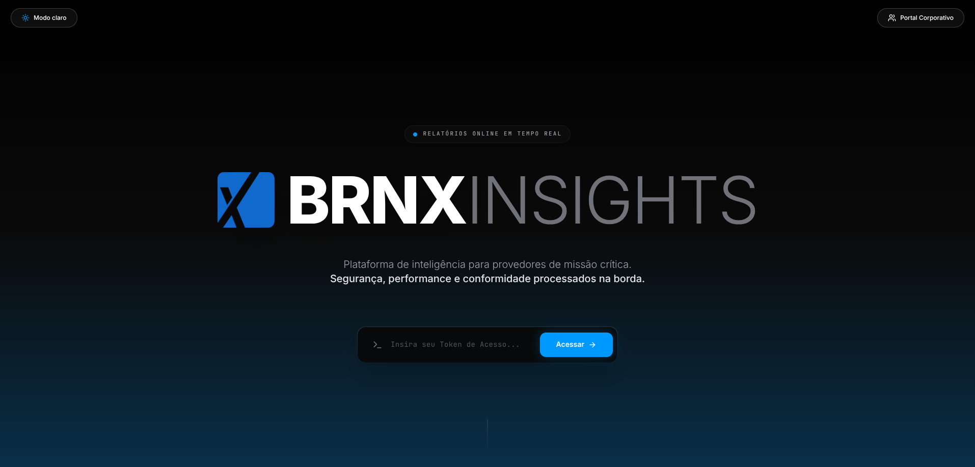 Dashboard BRNX Insight